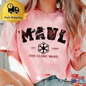 Maul Starwars Shirt Star Wars Characters Shirts T-Shirt